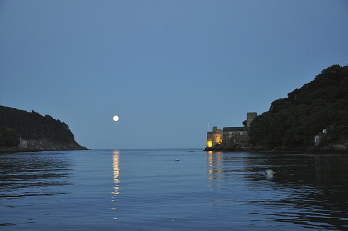 Dartmouth Castle by Moonlight